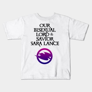 Bisexual Sara Lance Kids T-Shirt